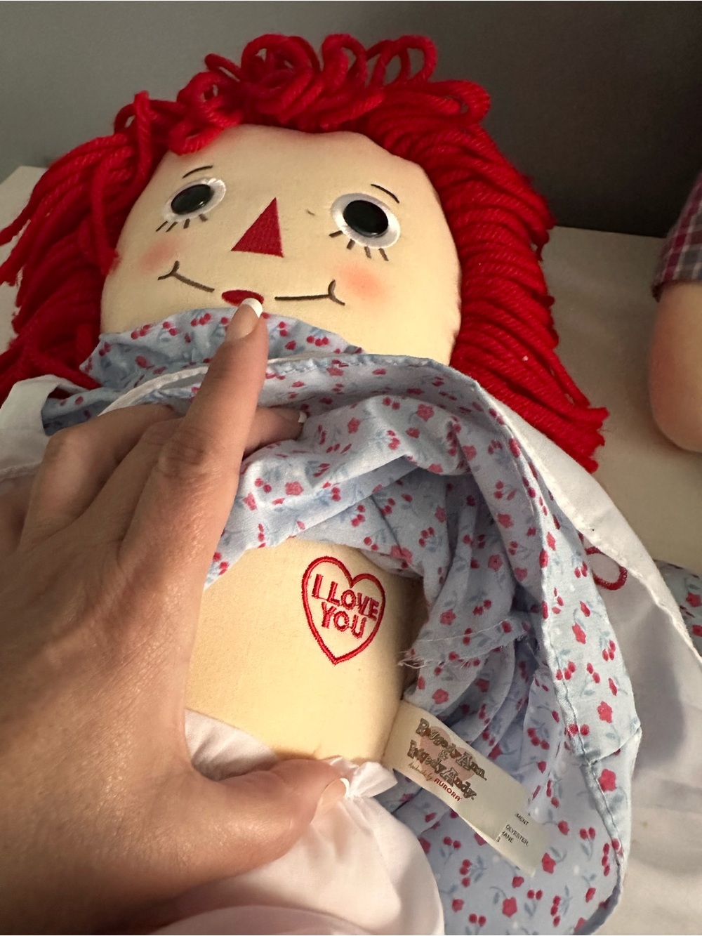 AURORA - Raggedy Ann & Raggedy Andy Dolls - Rag Dolls, Plush, 25" Tall - Picture 6 of 8